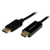 CABLE ADAPTADOR DE 2M DISPLAYPORT A HDMI - COLOR NEGRO - ULTRA HD 4K - STARTECH.COM MOD. DP2HDMM2MB CABLE ADAPTADOR DE 2M DISPLAYPORT A HDMI - COLOR NEGRO - ULTRA HD 4K - STARTECH.COM MOD. DP2HDMM2MB
